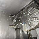 斗山2450車床，10寸卡盤，12工位刀塔，帶尾座，帶油霧.
