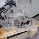 同款四臺原裝進口斗山8寸卡盤車銑中心：型號 LYNX220M.
