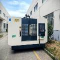 冠馳1370立式加中心三軸滾柱線軌.X-Z軸六滑塊發那科0i.