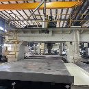 海天4米重型龍門，帶全自動頭工作臺2.54米，門寬3.2米.