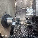 沈陽I5T5.2數控斜規刀塔機床一臺，8寸中空 液壓卡盤，.