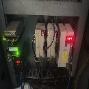 沈陽I5T5.2數控斜規刀塔機床一臺，8寸中空 液壓卡盤，.