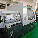 同款兩臺日本津上走心機B0325-II，棒料通過尺寸32mm，.