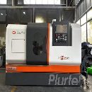 全新普魯特8寸卡盤斜車，12工位伺服刀塔加工長度500。