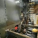 同款11臺 韓國原裝斗山HP5500臥式加工中心 三軸行程80.